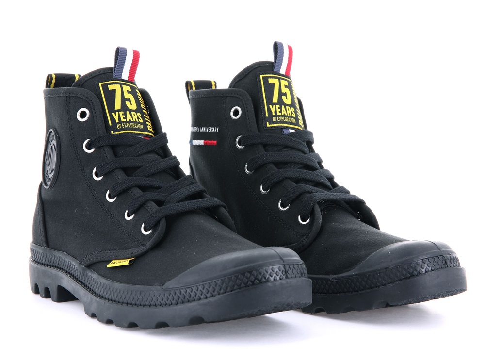 Botas Palladium PAMPA HI DARE 75TH Hombre Negras | Costa Rica-53468